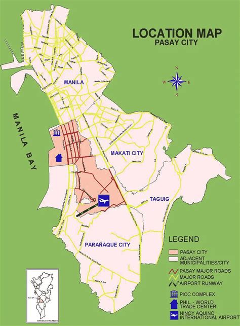 what district is pasay city|Pasay Map .